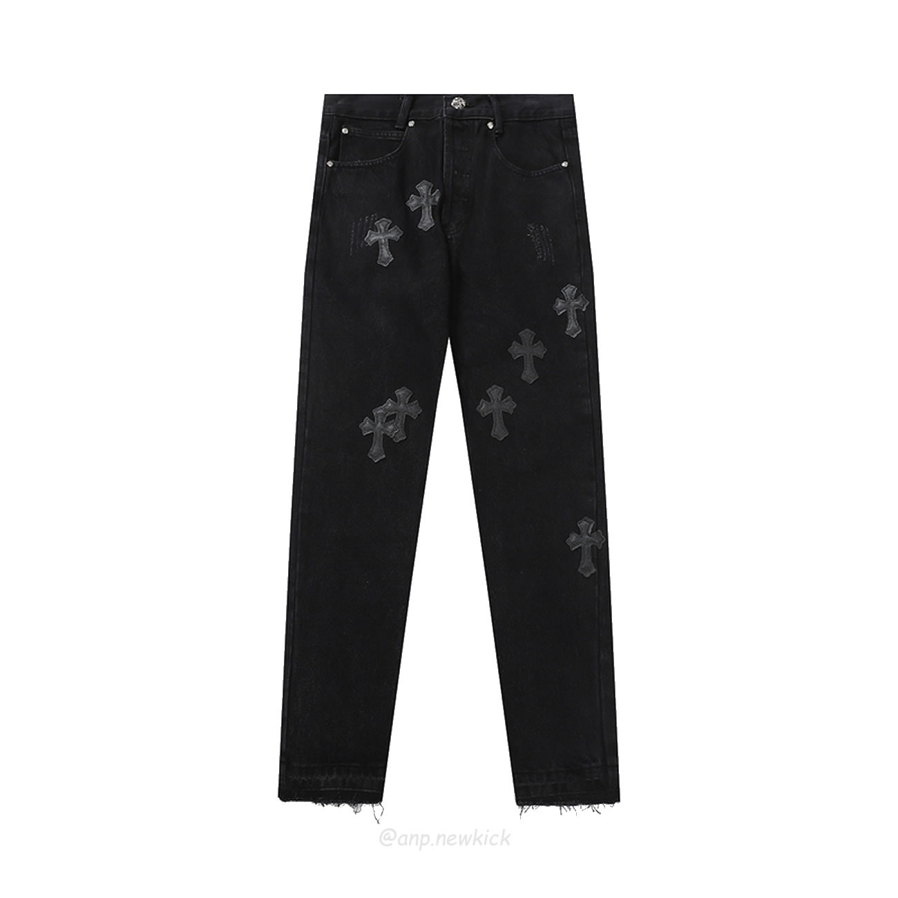 Chrome Hearts Black Cross Jeans (2) - newkick.vip